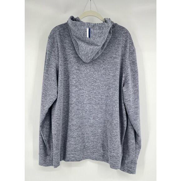 Rhoback Performance Hoodie Gray Hesi Size Large Pullover Athletic *Embroidered - Picture 3 of 11